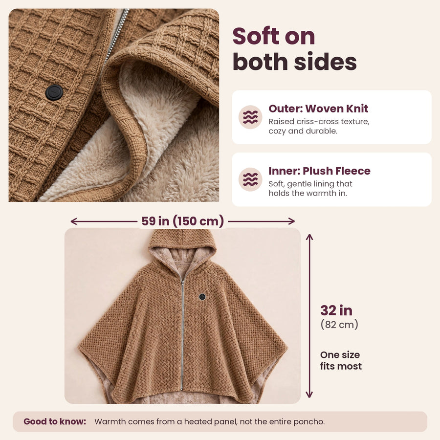 Belvaree Cozy Heated Poncho